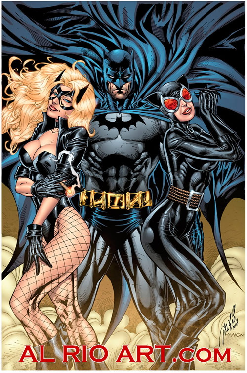 Tags: Batman, Black Canary, Catwoman. Big pimpin' Batman!