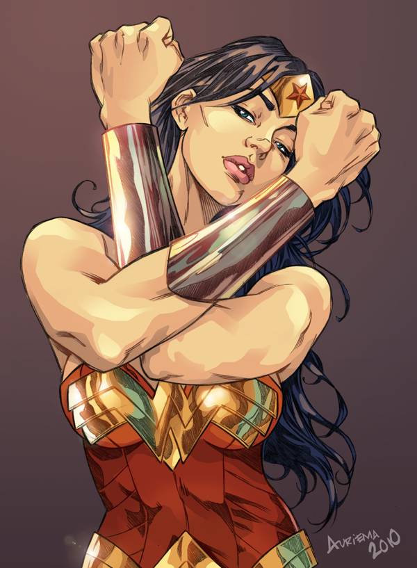 She's a big b tch yes but still hot Wonder Woman by Bruno Auriema